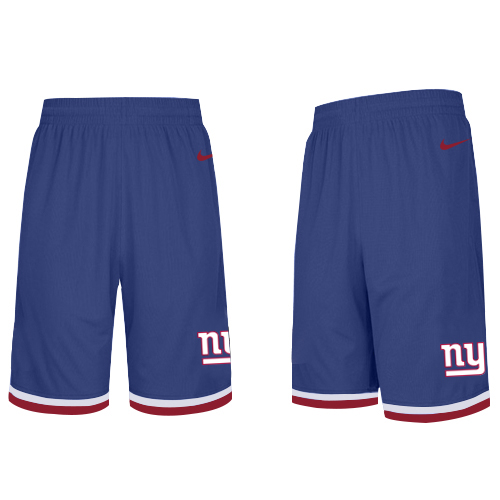 Men's New York Giants 2019 Blue Knit Performance Shorts